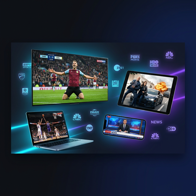 IPTV Deutschland Elite – Premium Streaming auf allen Geräten in 4K-Qualität mit Bundesliga, Filmen und Serien
