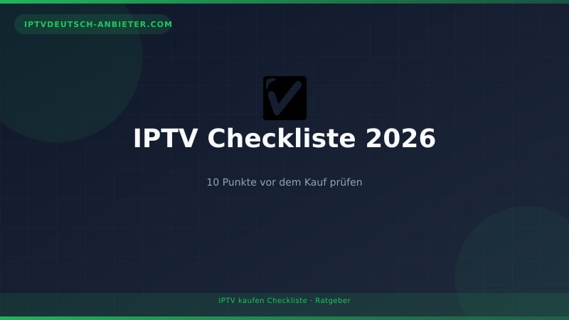 IPTV kostenlos testen – 24h Testzugang in 4 Schritten